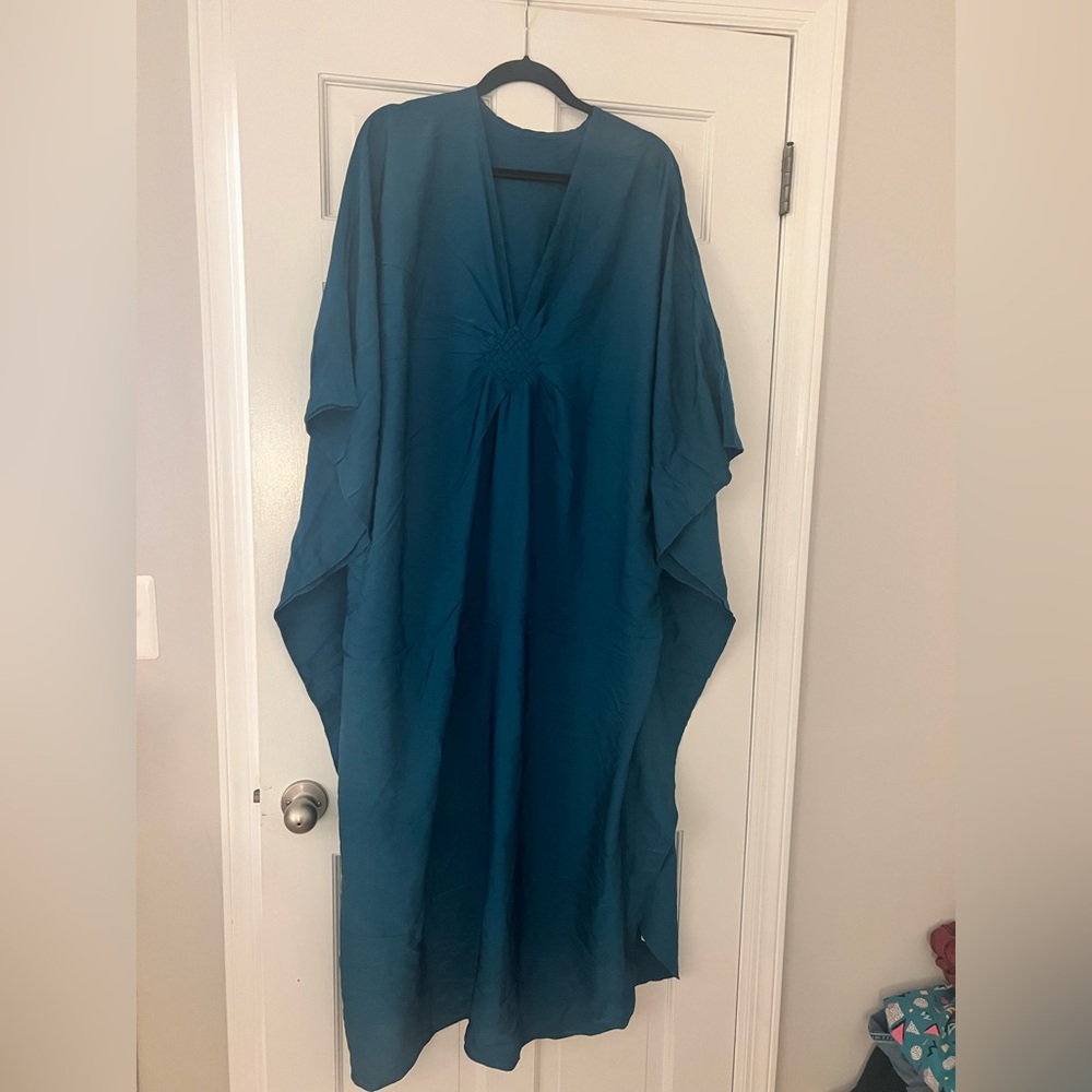 Amazon teal swim coverup size XXL